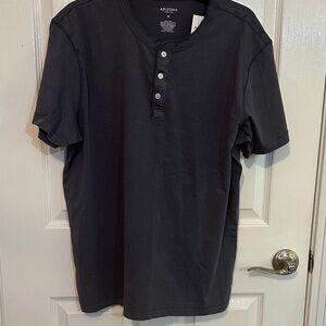 Arizona Jean Company ombré blue Men's Short Sleeve Henley